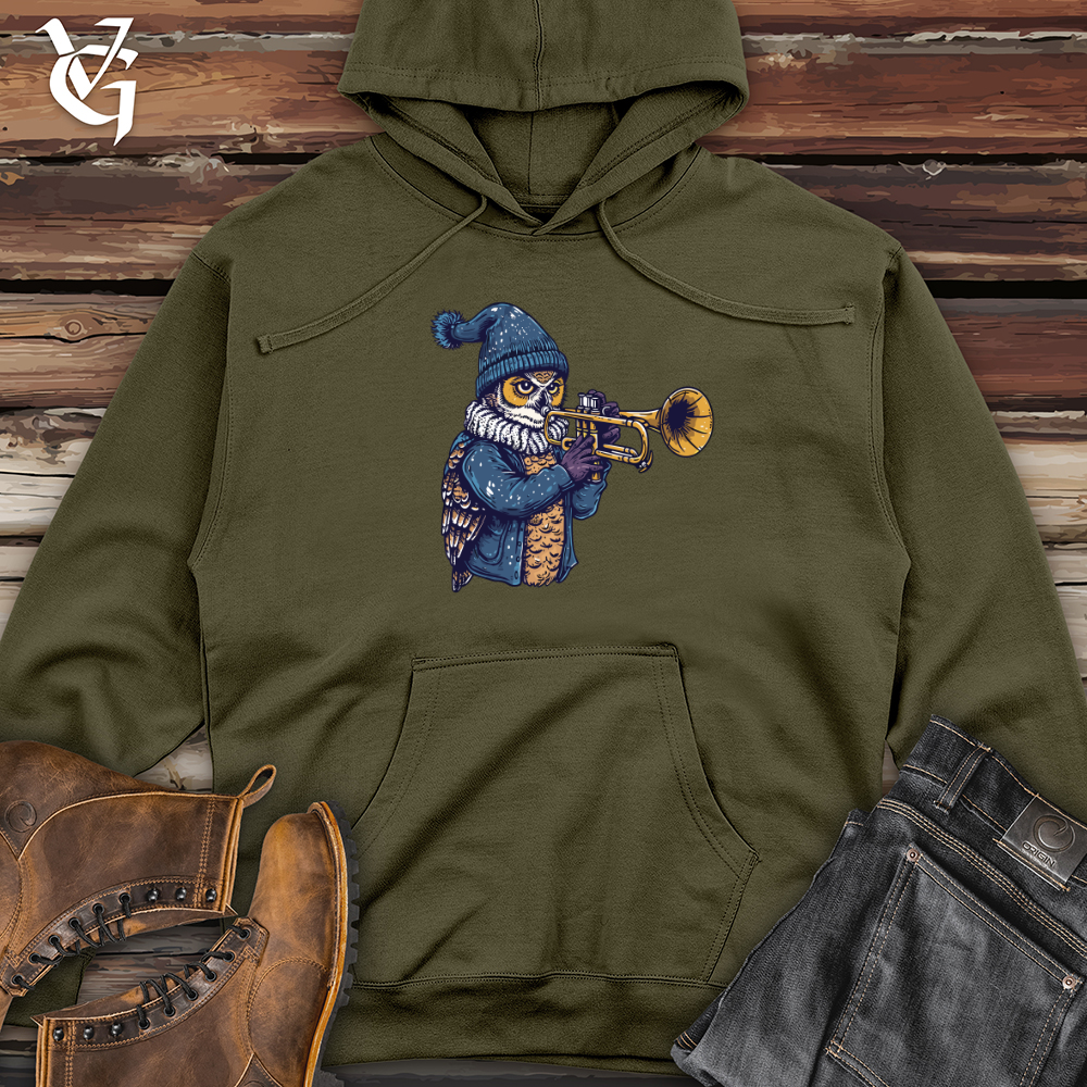Owl Trumpet Performance Midweight Hooded Sweatshirt