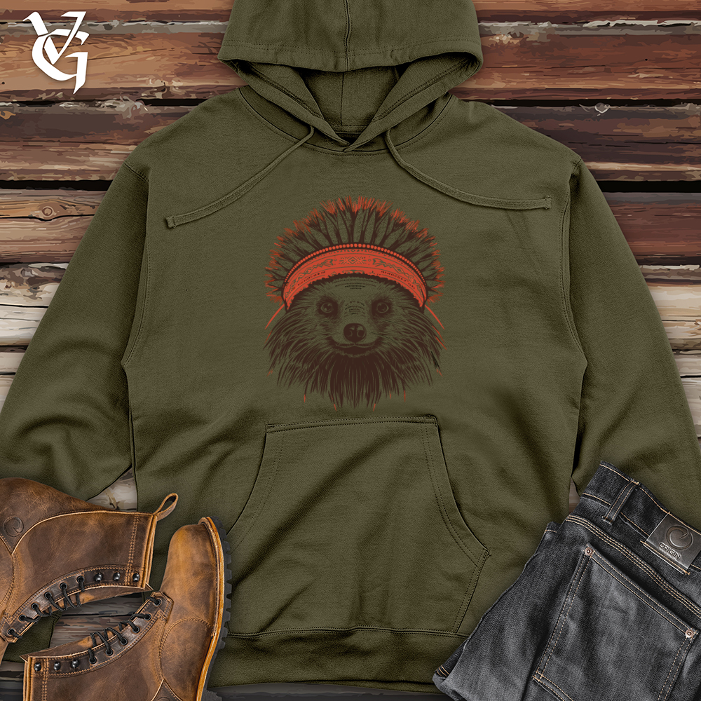 Porcupine Forest Frost Beanie Bliss Midweight Hooded Sweatshirt