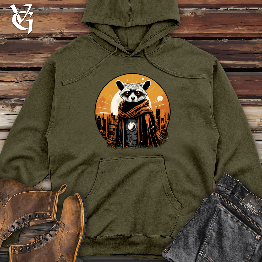 Raccoon Vigilante Midweight Hooded Sweatshirt
