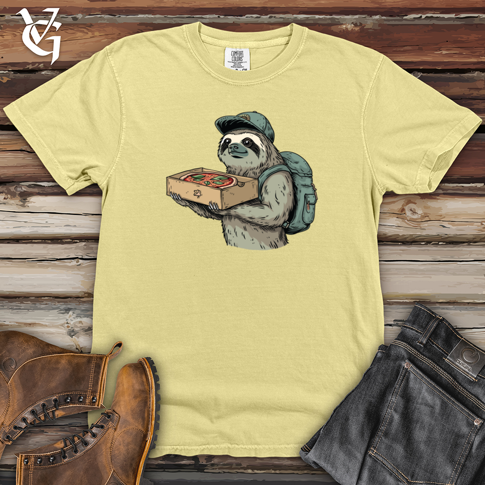 Sloth Pizza Delivery Heavy Cotton Comfort Colors Tee