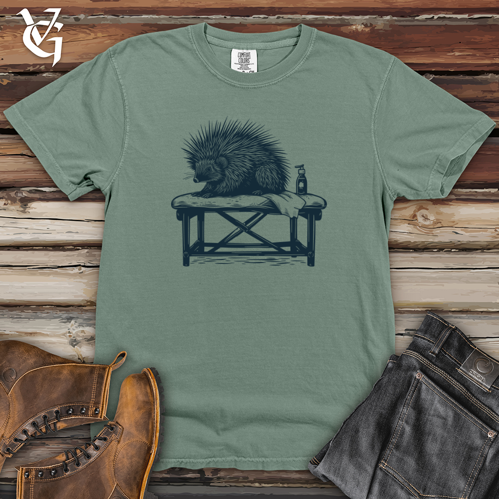 Porcupine Spa Relaxation Heavy Cotton Comfort Colors Tee