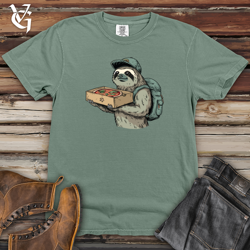 Sloth Pizza Delivery Heavy Cotton Comfort Colors Tee