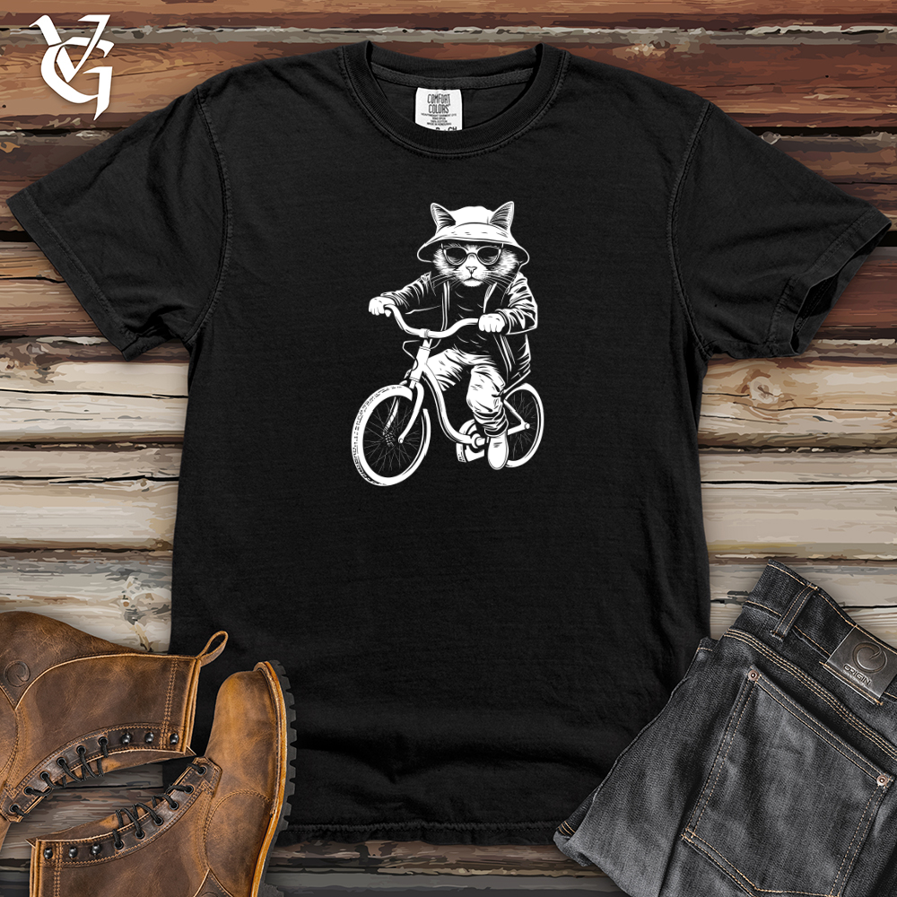 Feline Cycle Whisker Jaunt Adventure Heavy Cotton Comfort Colors Tee