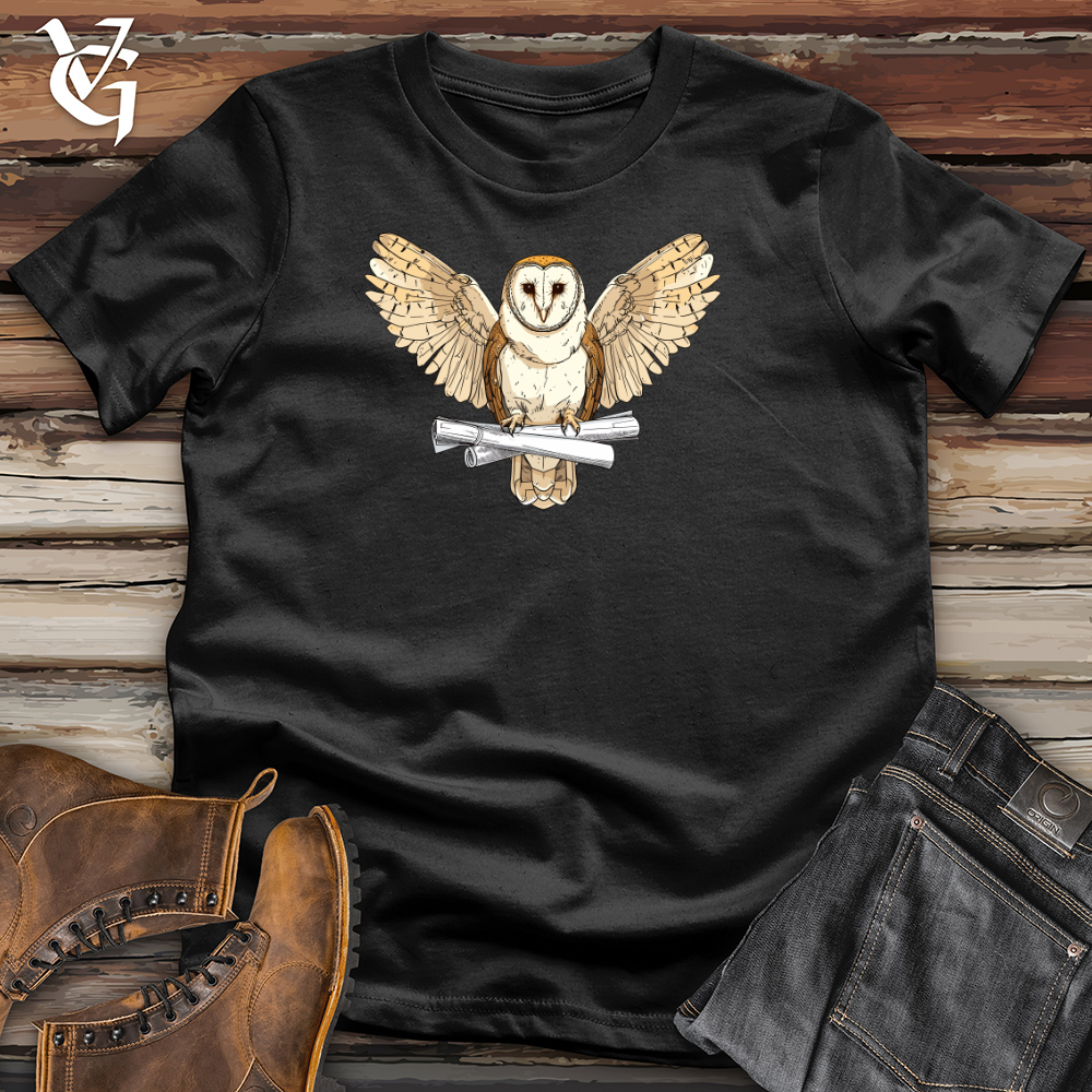 Owl Architect Wisdom Cotton Tee
