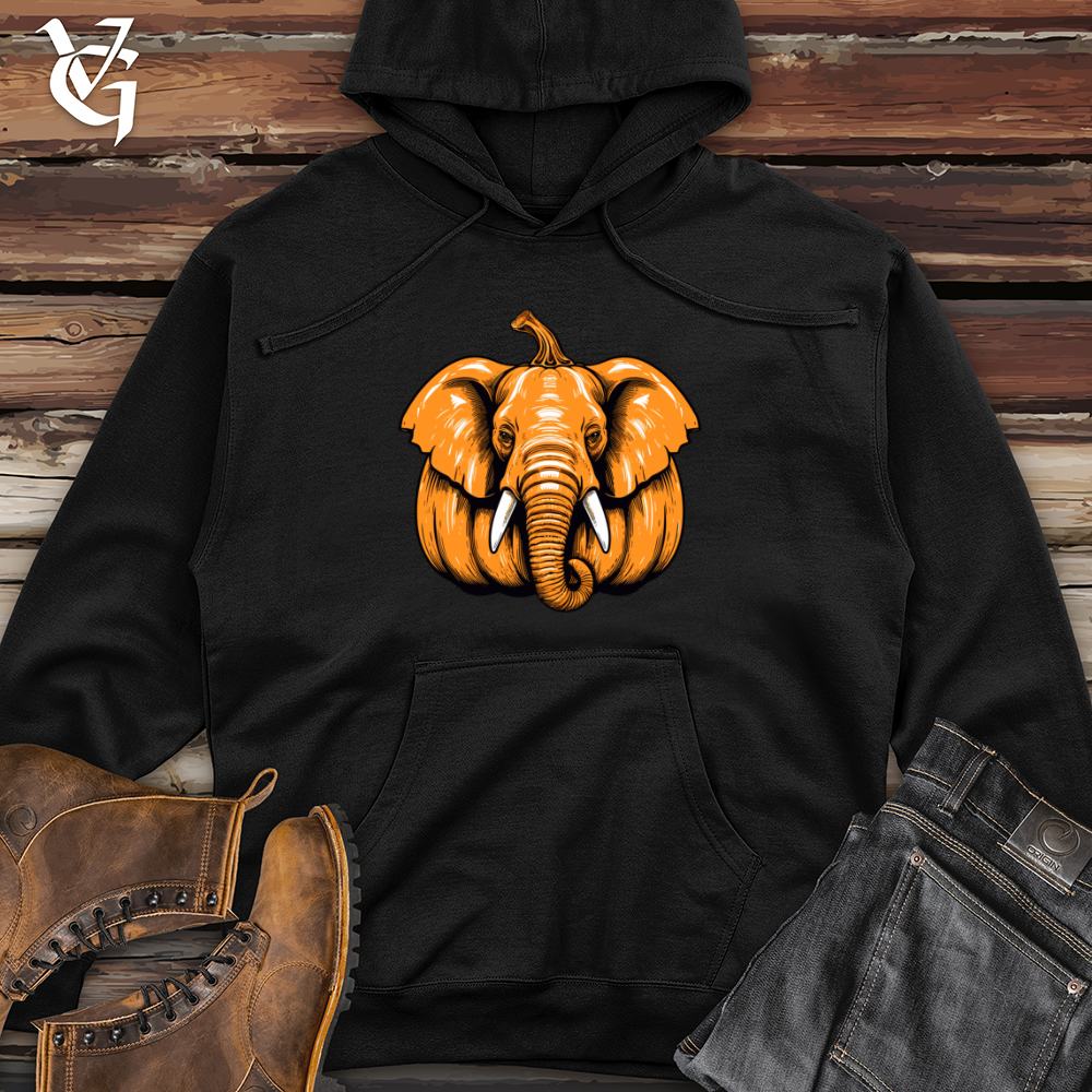 Pachyderm Pumpkin Midweight Hooded Sweatshirt
