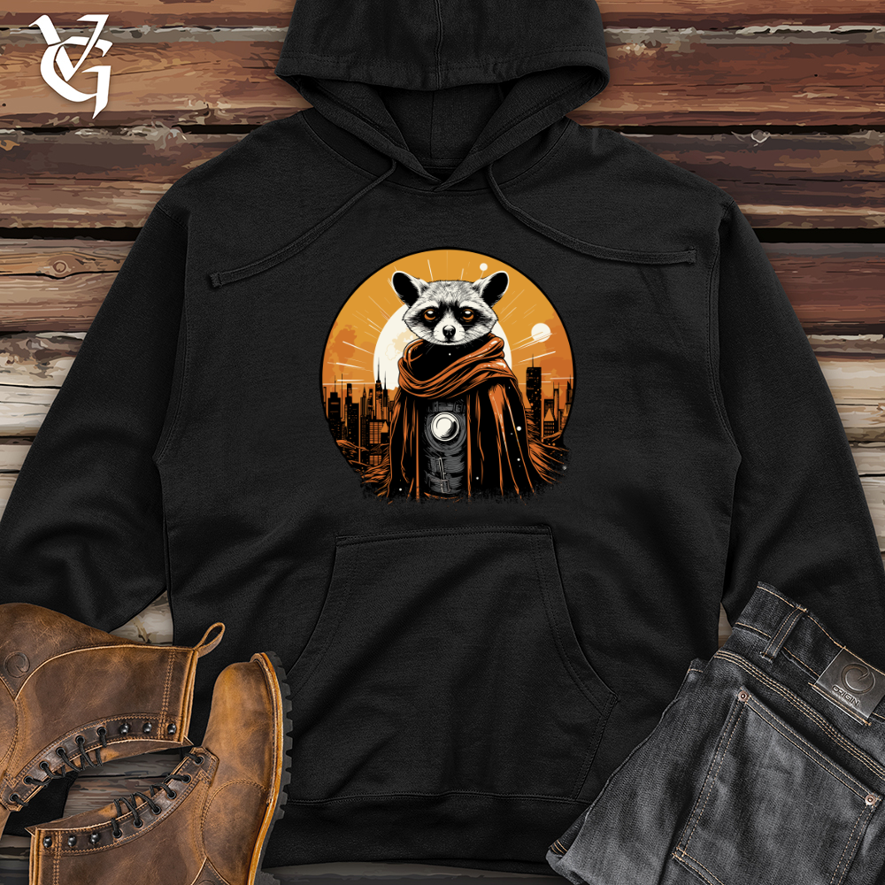 Raccoon Vigilante Midweight Hooded Sweatshirt