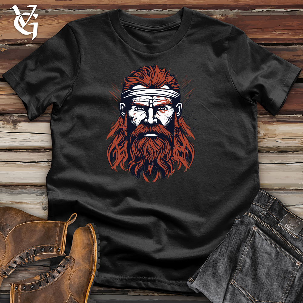 Red Viking Warrior Cotton Tee
