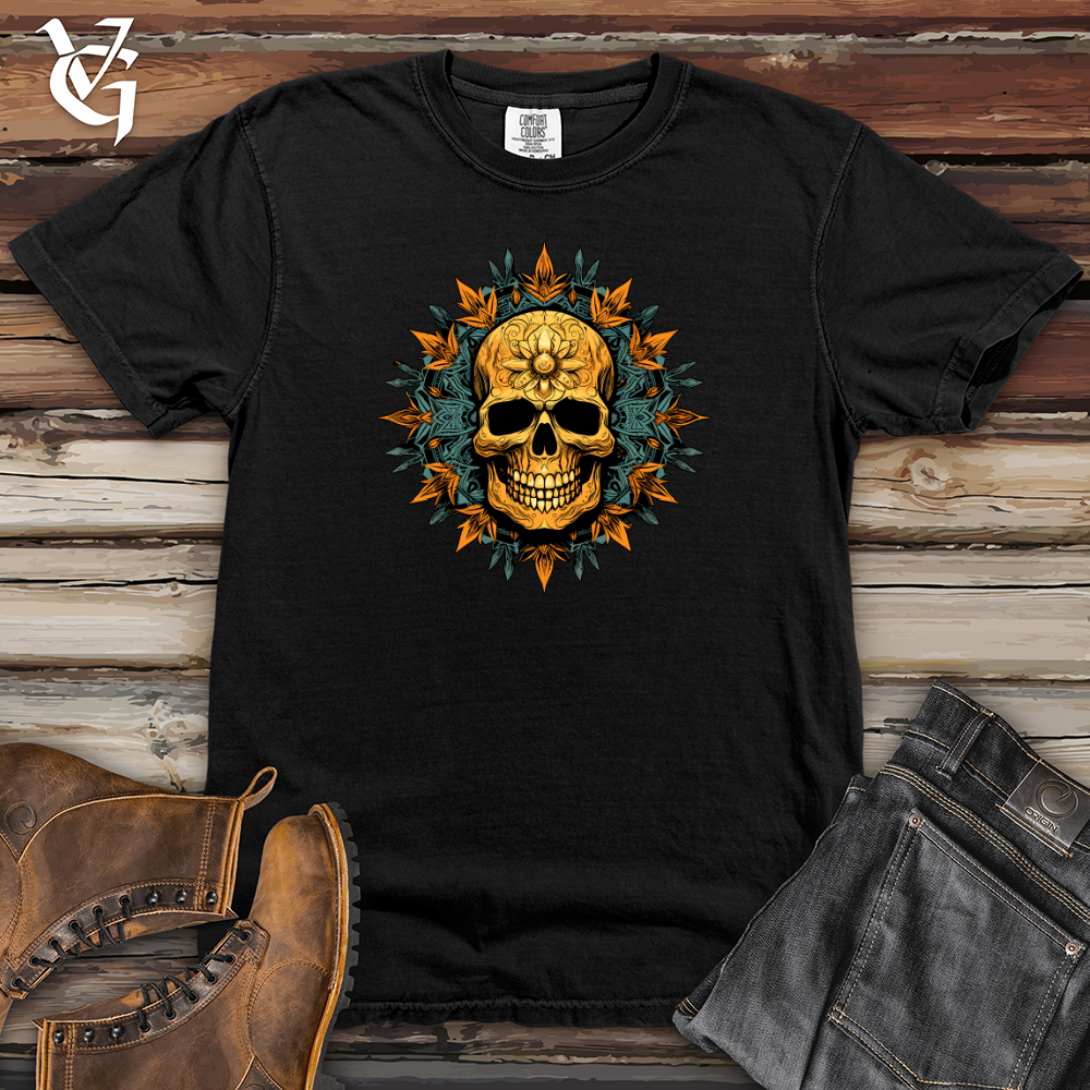 Retro Mandala Skulltapestry Heavy Cotton Comfort Colors Tee
