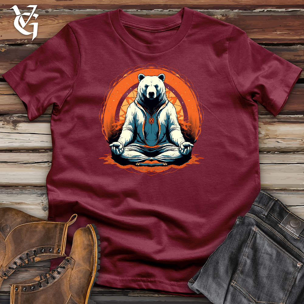 Featuring a Bear Meditation Cotton Tee