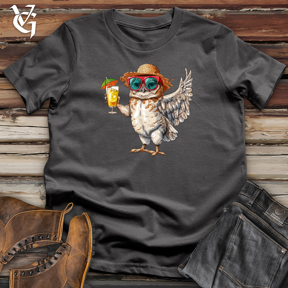Owl Beach Vacation Softstyle Tee