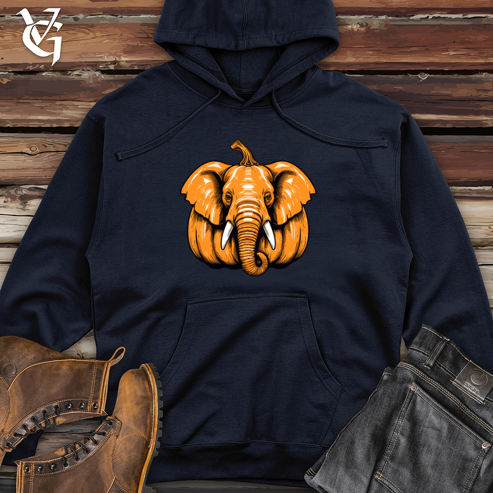 Pachyderm Pumpkin Midweight Hooded Sweatshirt