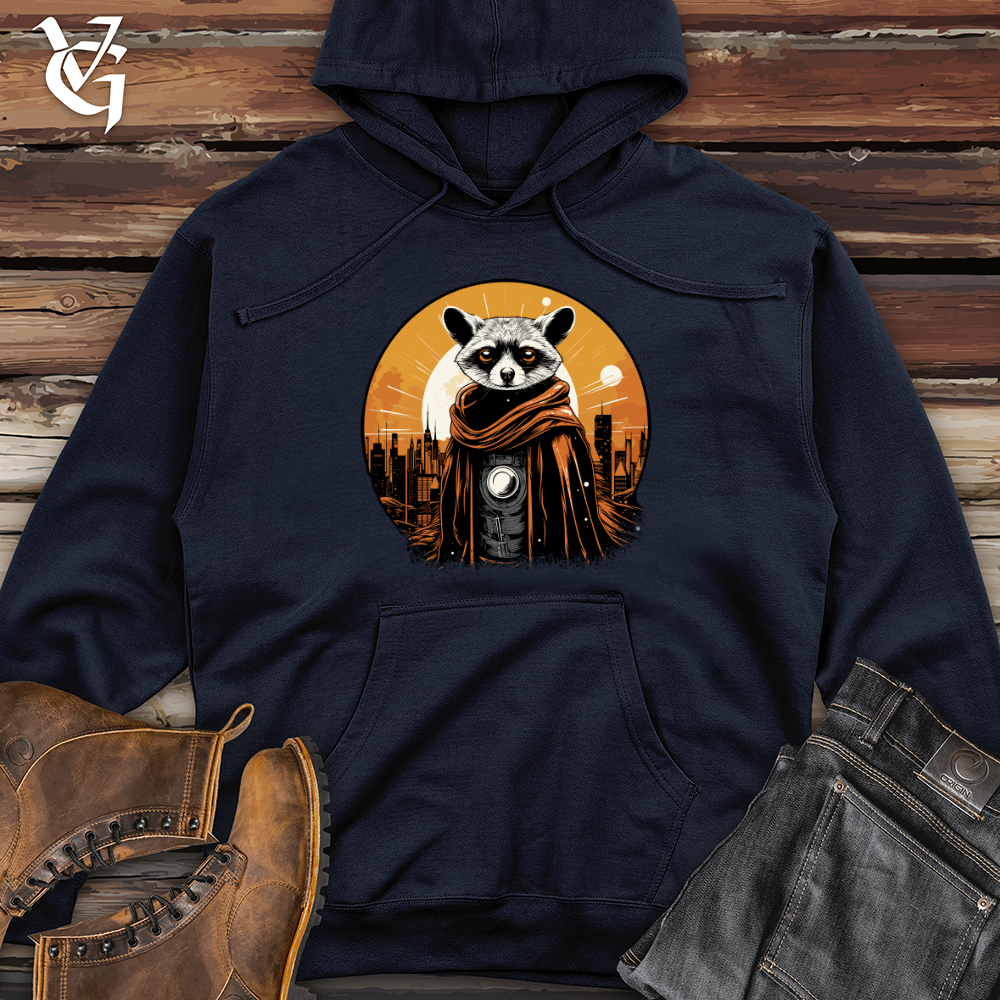 Raccoon Vigilante Midweight Hooded Sweatshirt