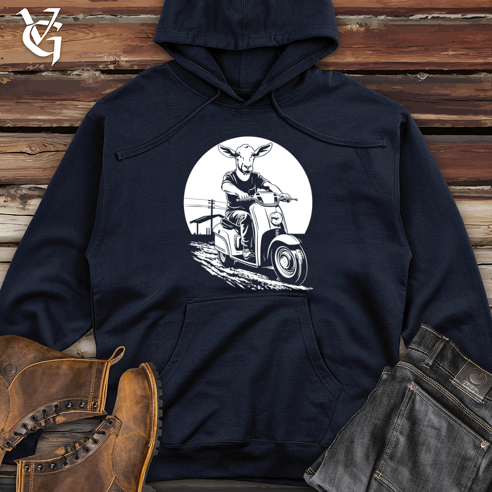 Retro Scootin Livestock Midweight Hooded Sweatshirt