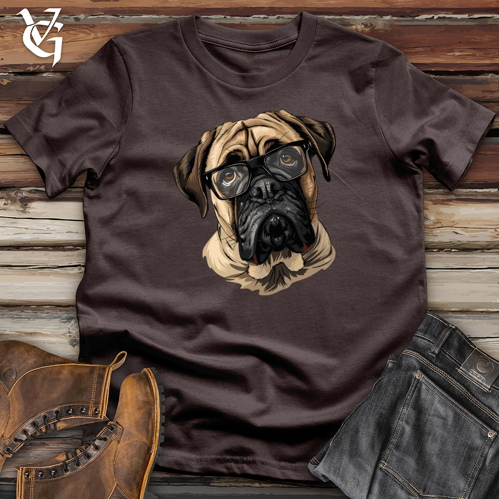 Pensive English Mastiff Portrait Softstyle Tee