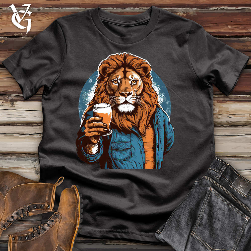Happy Hour Lion Cotton Tee