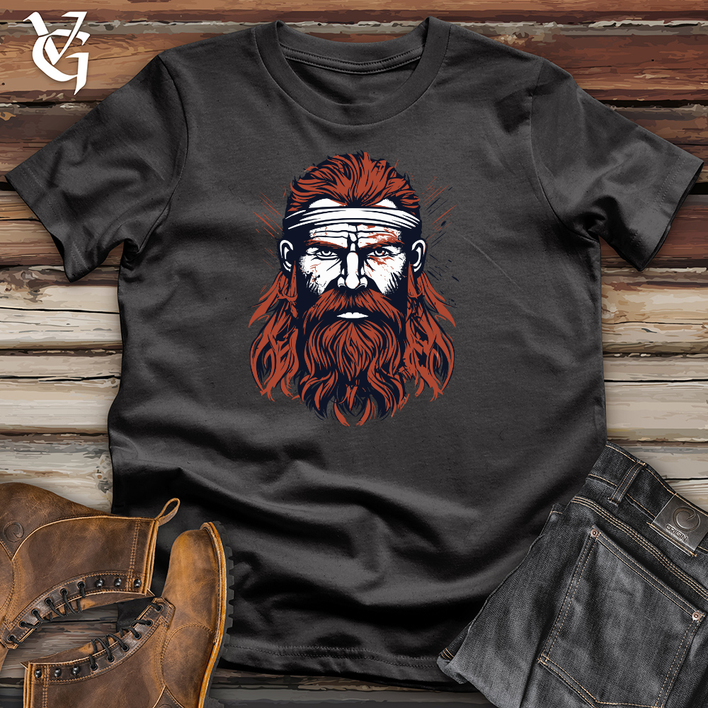 Red Viking Warrior Cotton Tee