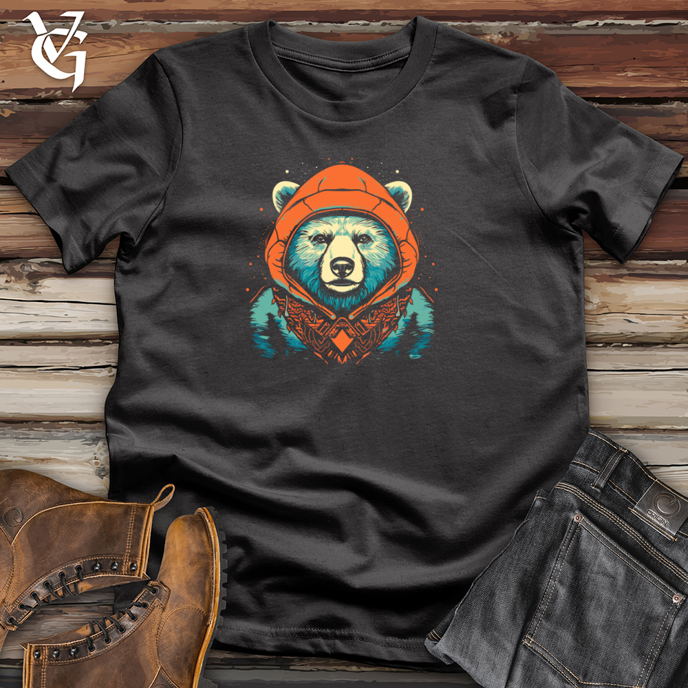 Retro Cosmic Beanie Bear Cotton Tee