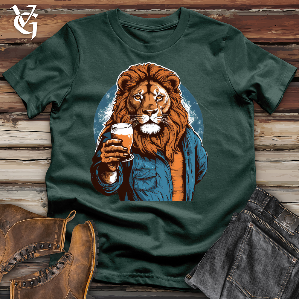 Happy Hour Lion Cotton Tee