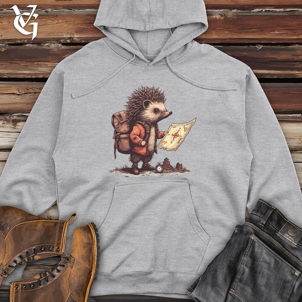 Hedgehog Explorer Quest Midweight Hooded Sweatshirt