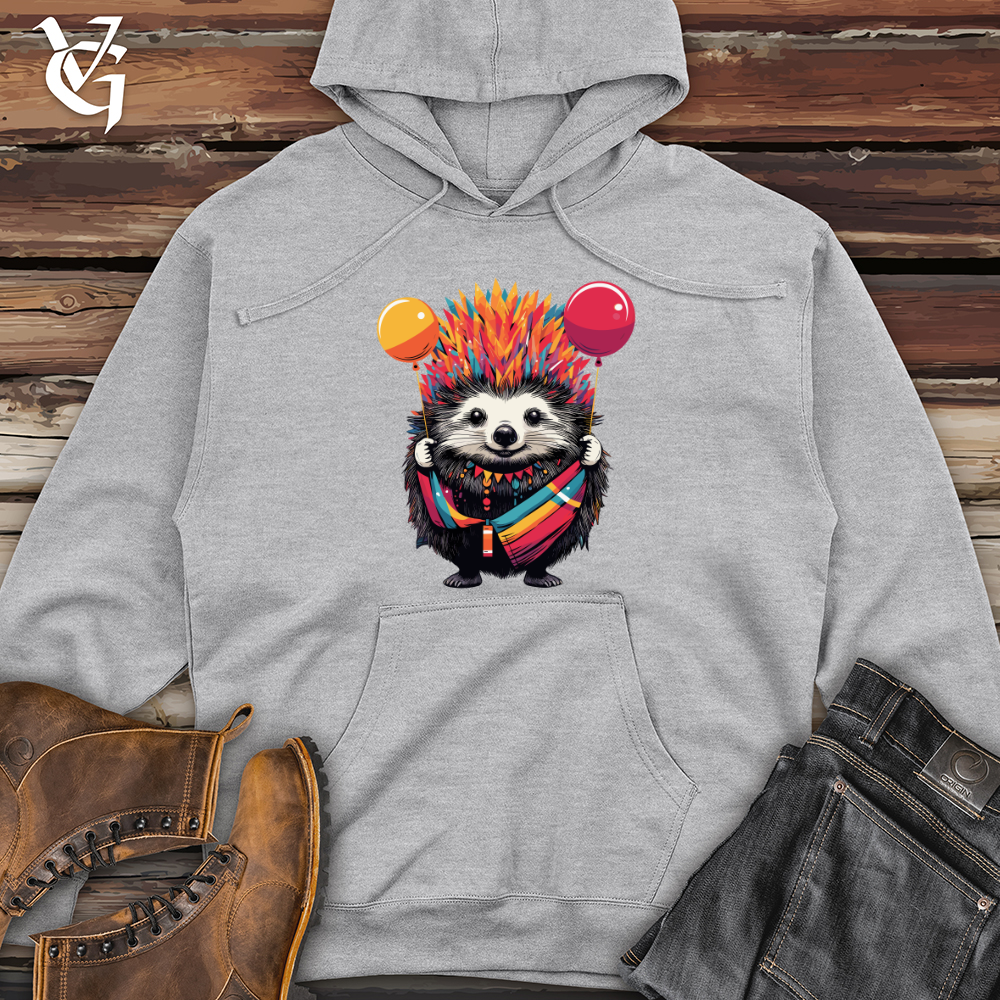 Hedgehog Festive Blast Midweight Hooded Sweatshirt