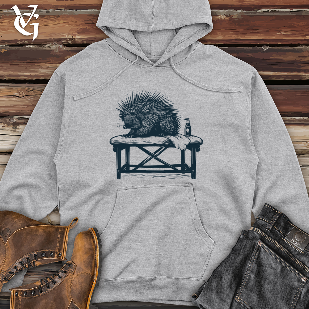 Porcupine Spa Relaxation Midweight Hooded Sweatshirt