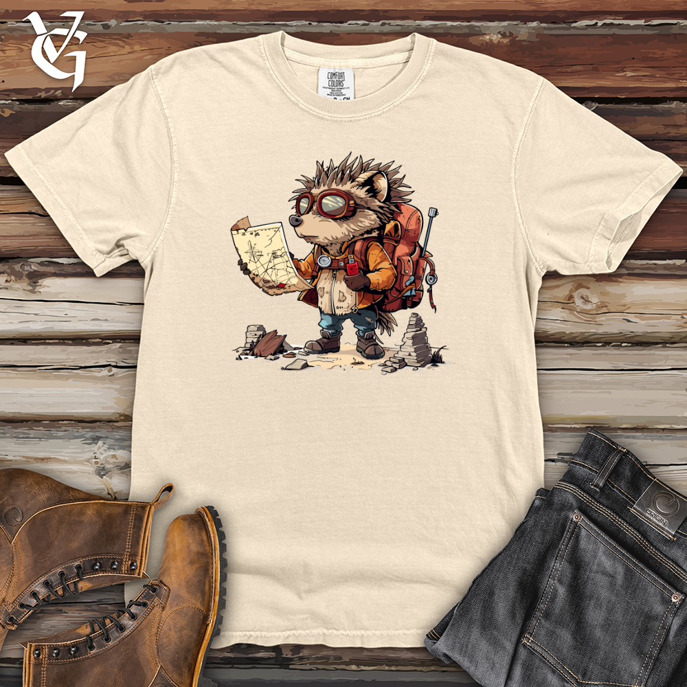 Hedgehog Explorer Quest Heavy Cotton Comfort Colors Tee Style001