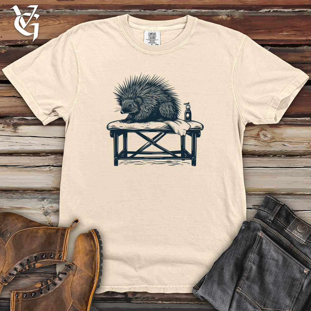 Porcupine Spa Relaxation Heavy Cotton Comfort Colors Tee
