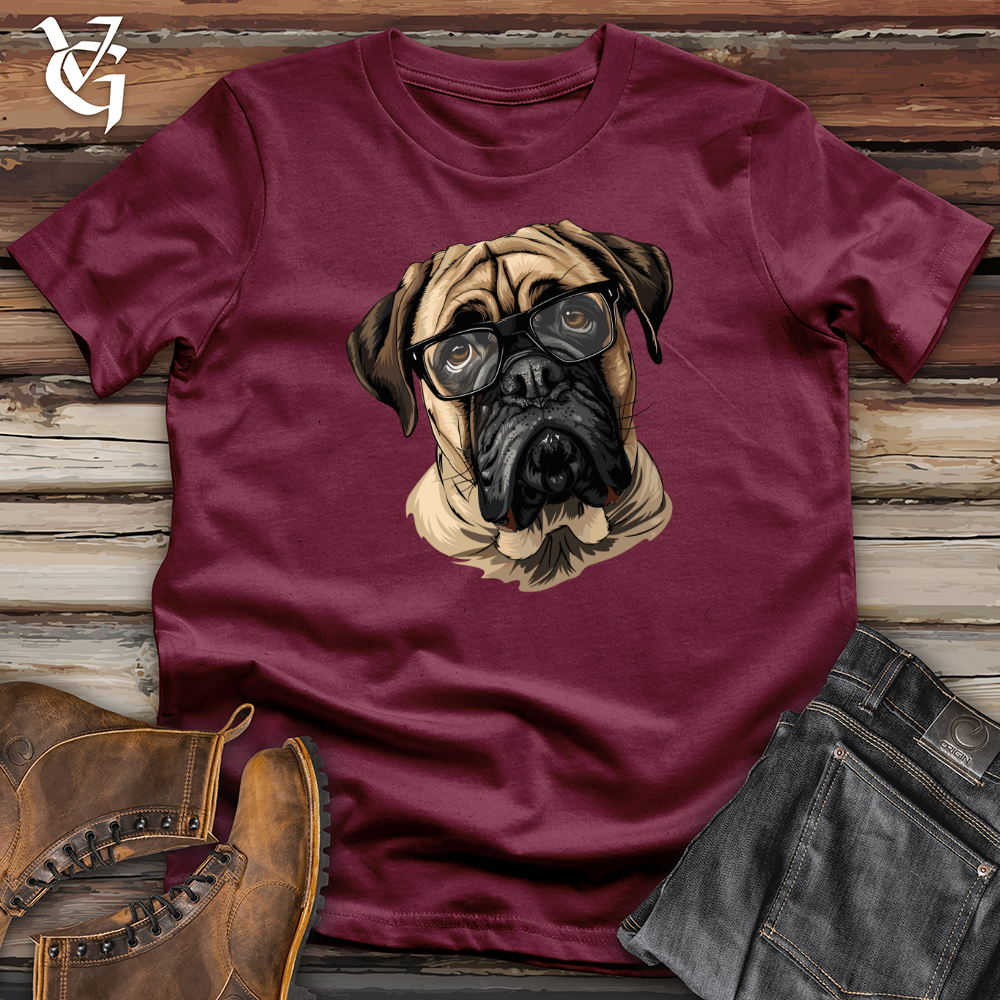 Pensive English Mastiff Portrait Softstyle Tee