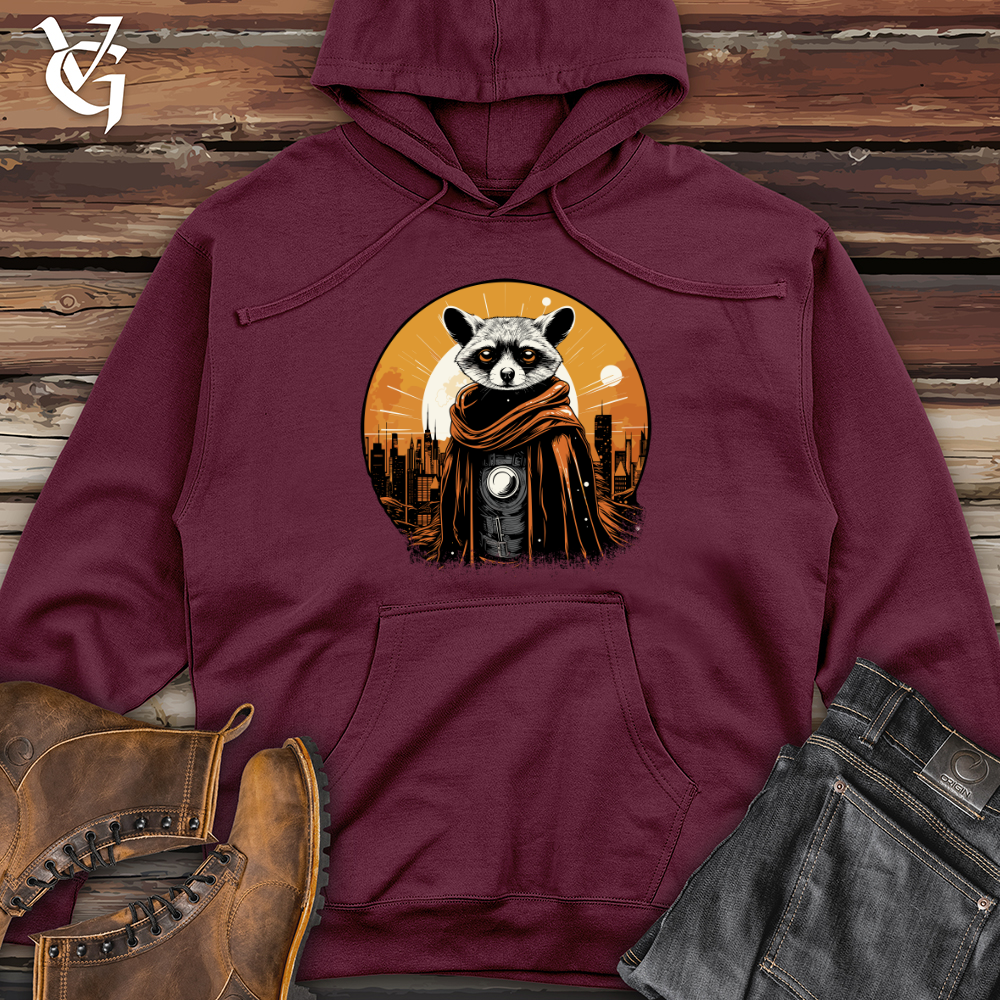 Raccoon Vigilante Midweight Hooded Sweatshirt
