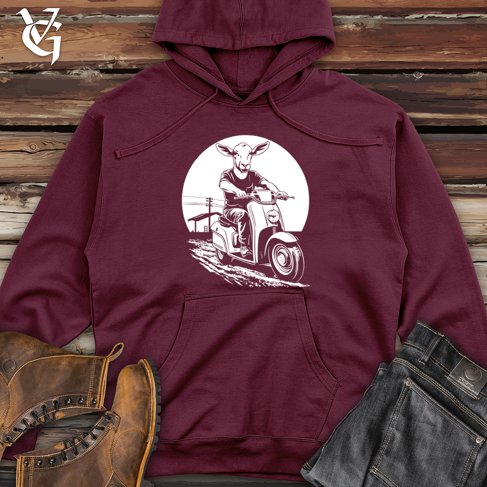 Retro Scootin Livestock Midweight Hooded Sweatshirt