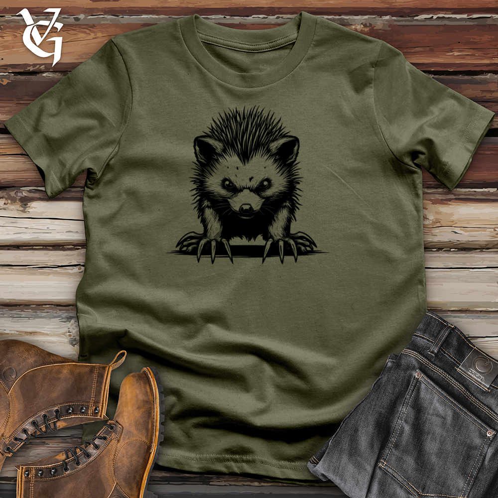 Hedgehog Fierce Gaze Cotton Tee