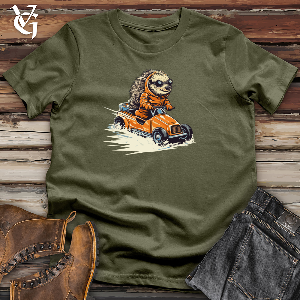 Hedgehog Racing Roadster Cotton Tee