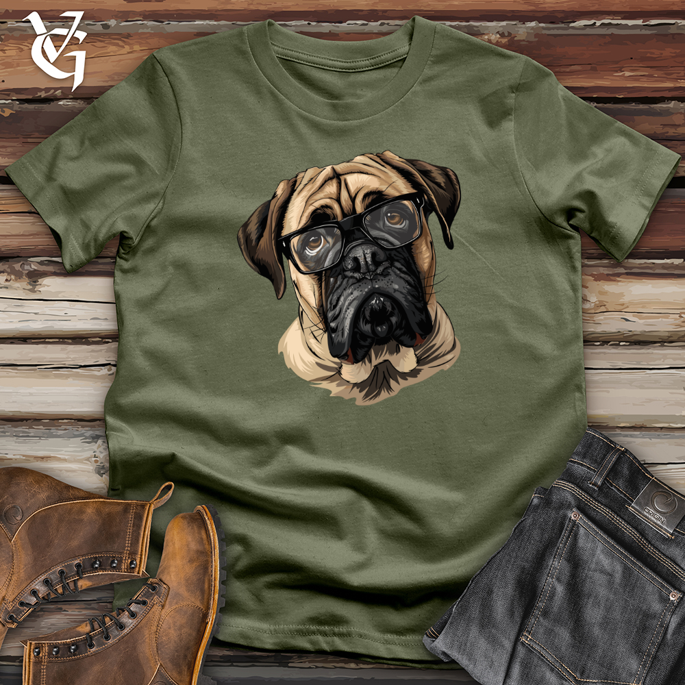 Pensive English Mastiff Portrait Softstyle Tee