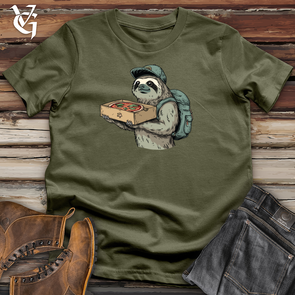 Sloth Pizza Delivery Cotton Tee