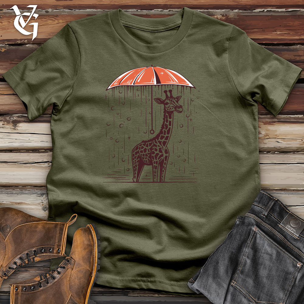 Vintage Rainy Giraffe Cotton Tee