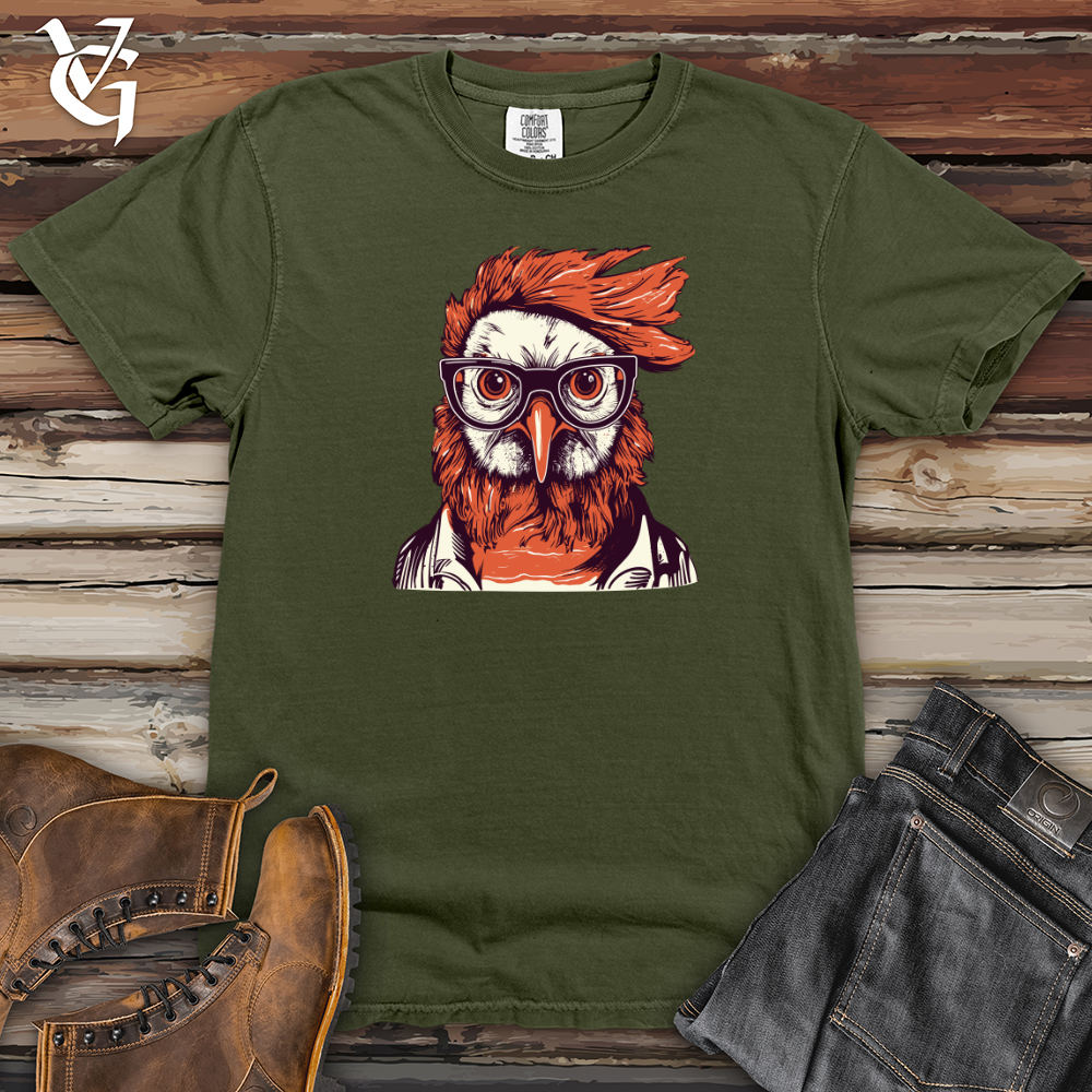 Red Hair Hipster Chicken Heavy Cotton Comfort Colors Tee