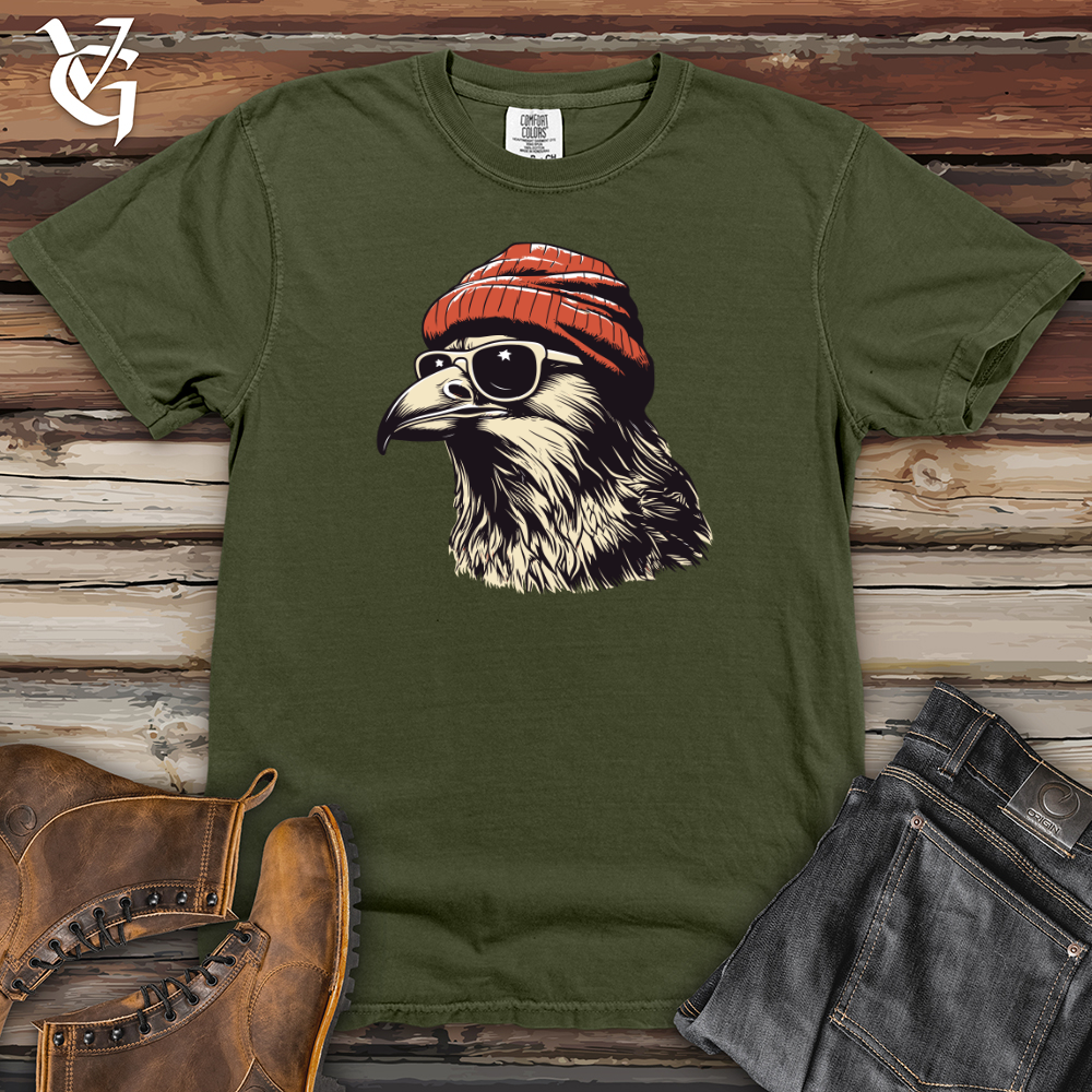 Retro Cool Crow Heavy Cotton Comfort Colors Tee