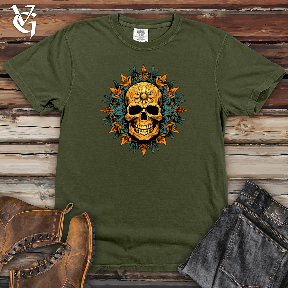 Retro Mandala Skulltapestry Heavy Cotton Comfort Colors Tee