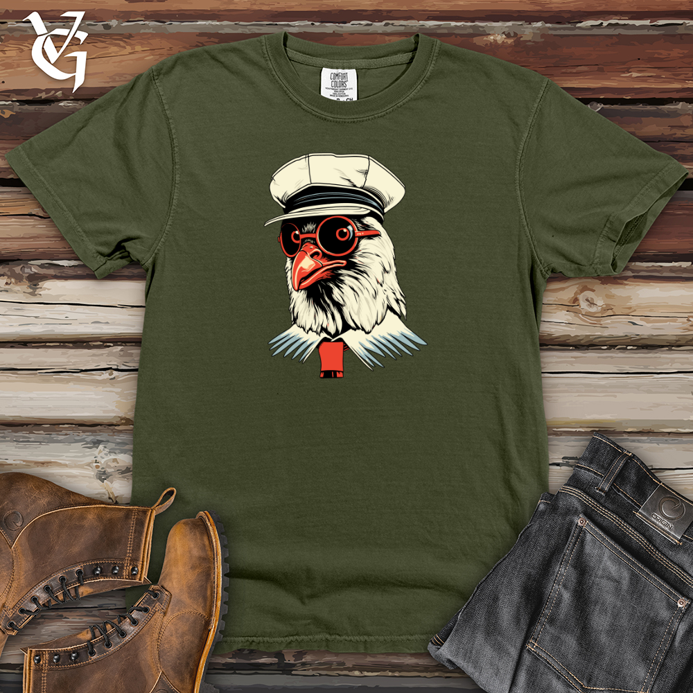 Retro Rooster Referee Heavy Cotton Comfort Colors Tee