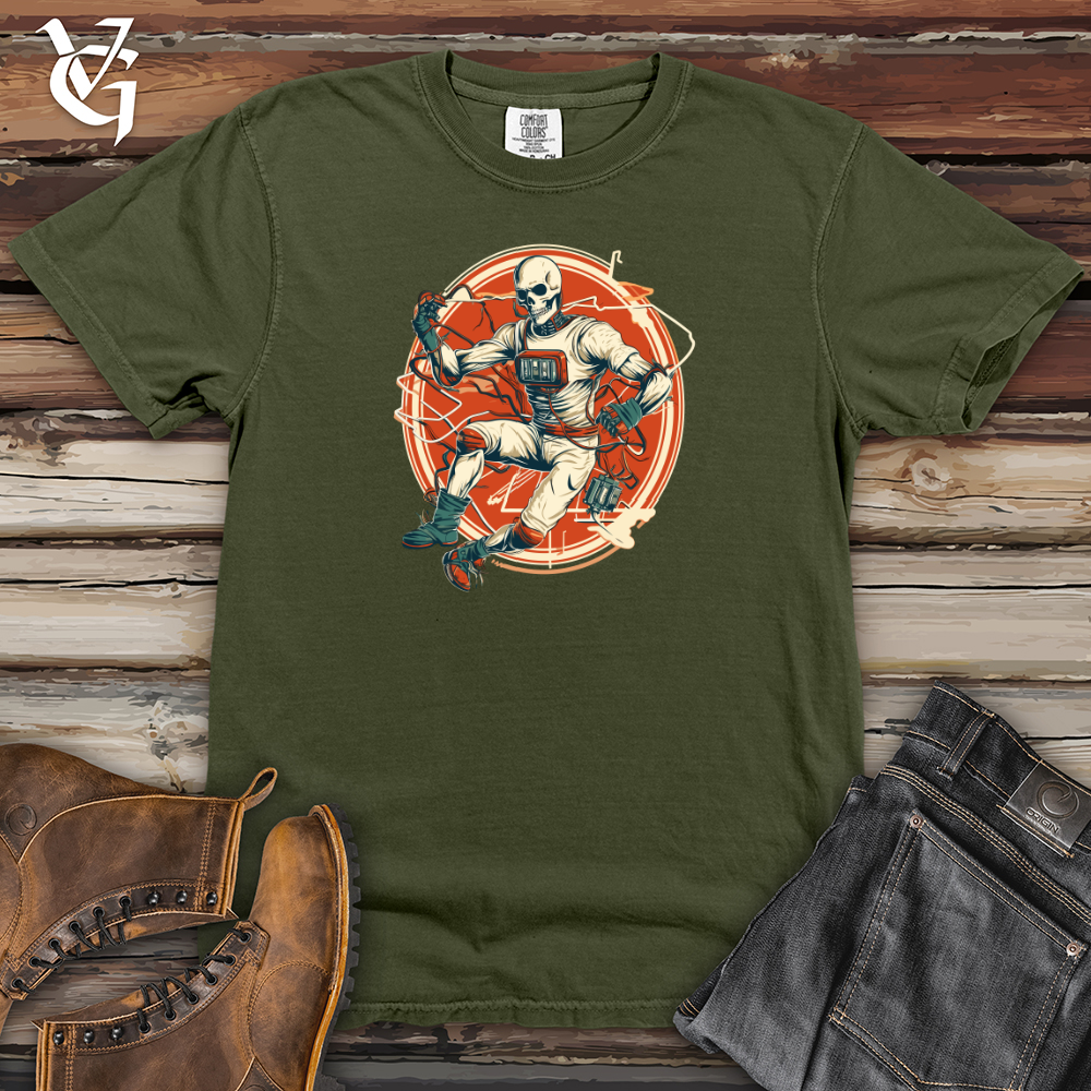 Retro Sparky Skeleton Heavy Cotton Comfort Colors Tee