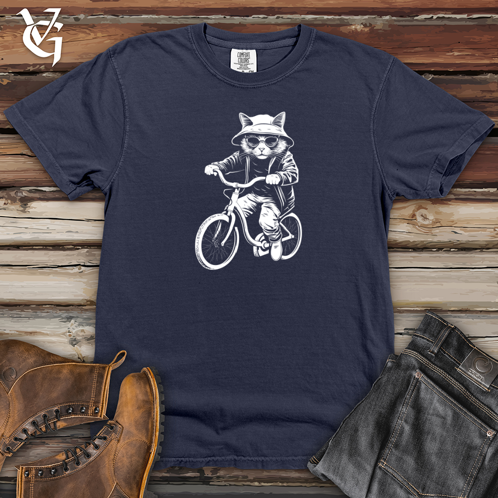 Feline Cycle Whisker Jaunt Adventure Heavy Cotton Comfort Colors Tee