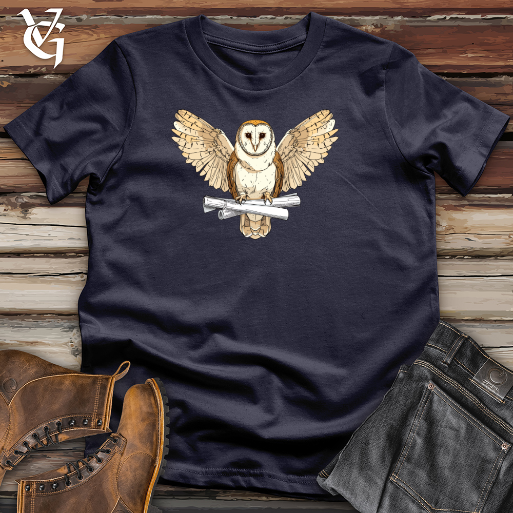 Owl Architect Wisdom Cotton Tee