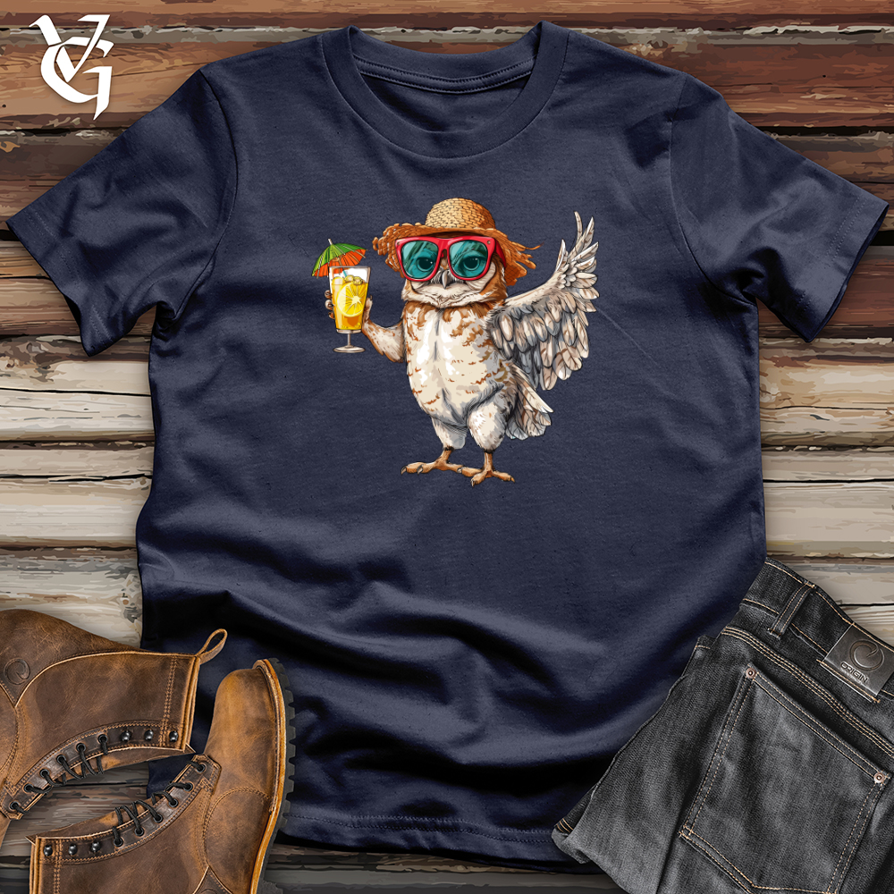 Owl Beach Vacation Softstyle Tee