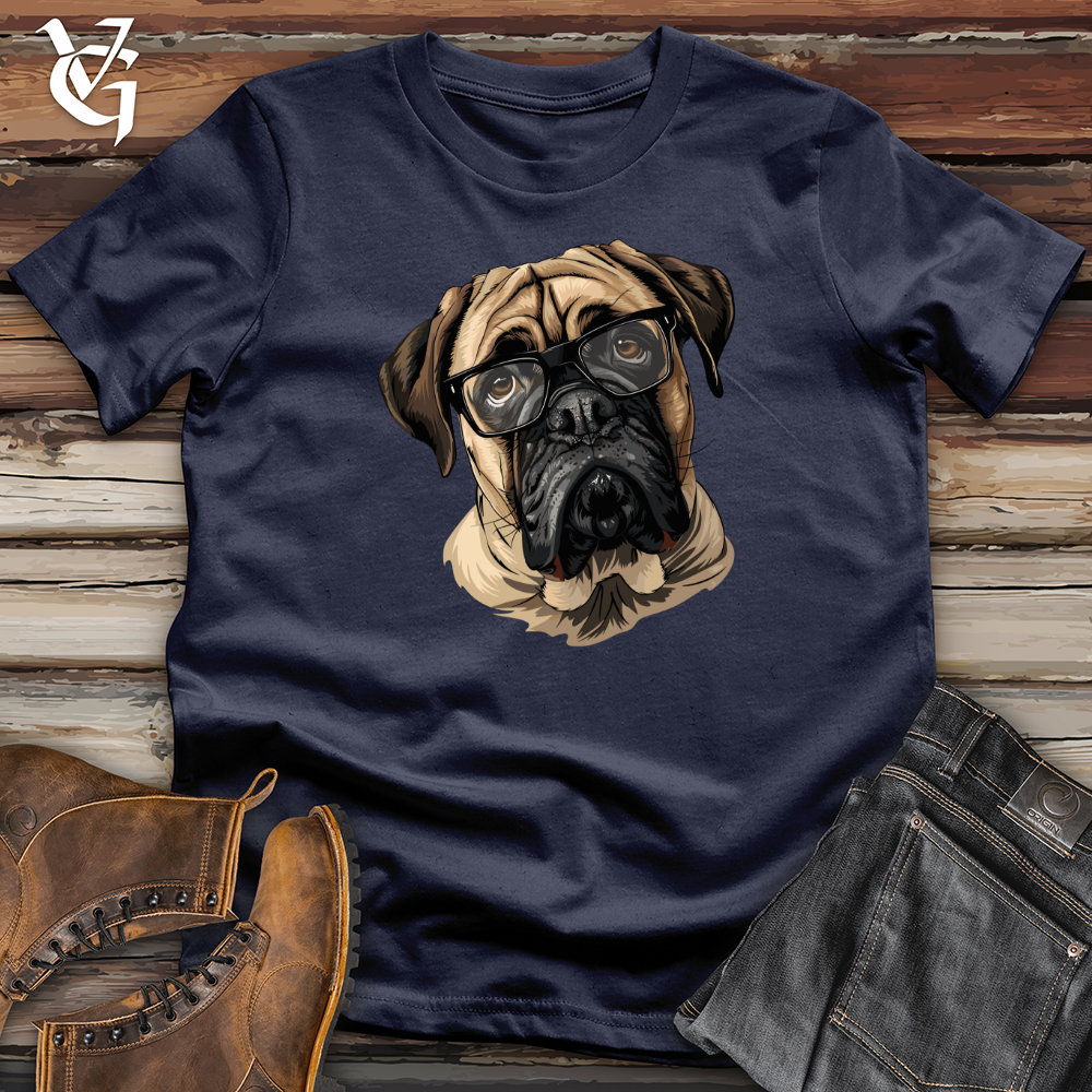 Pensive English Mastiff Portrait Softstyle Tee