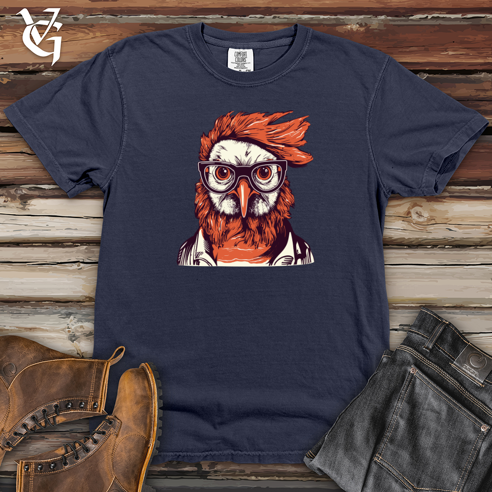 Red Hair Hipster Chicken Heavy Cotton Comfort Colors Tee