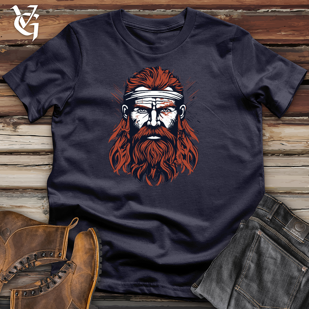 Red Viking Warrior Cotton Tee