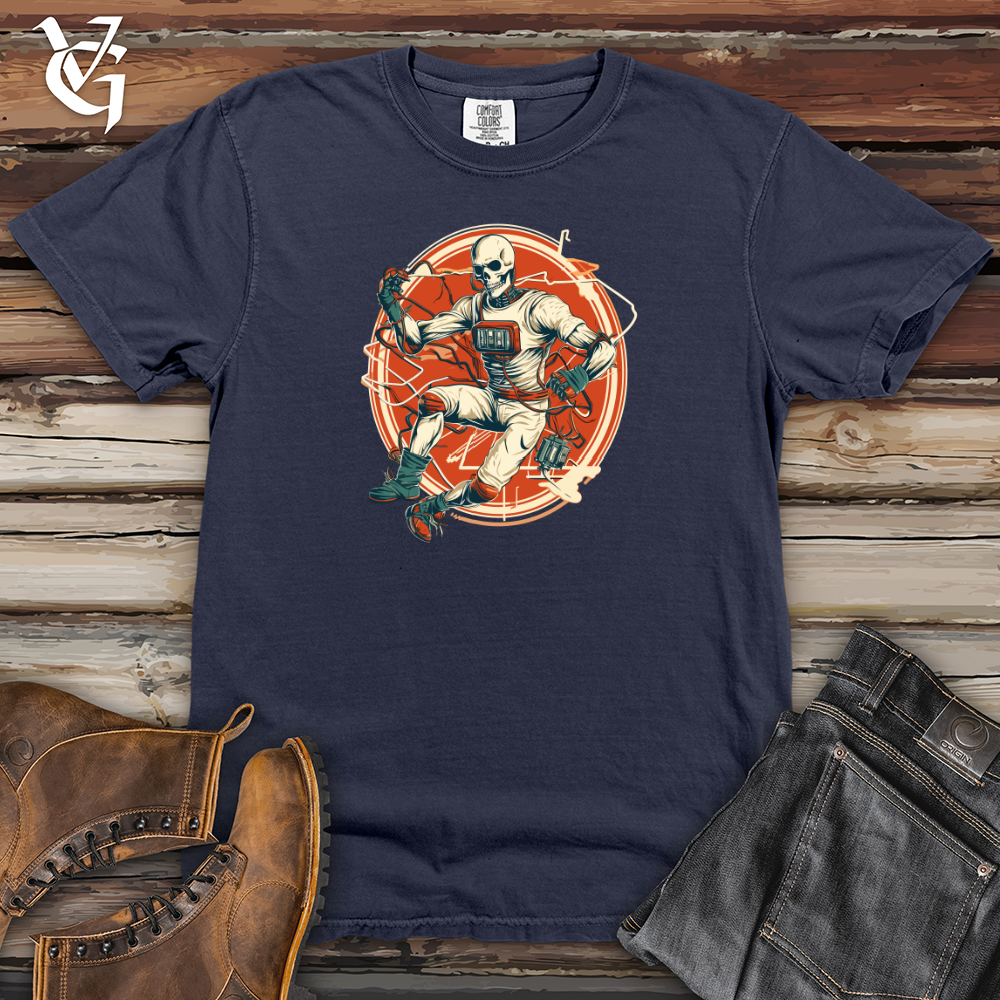 Retro Sparky Skeleton Heavy Cotton Comfort Colors Tee