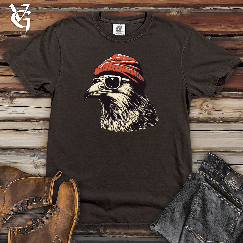 Retro Cool Crow Heavy Cotton Comfort Colors Tee