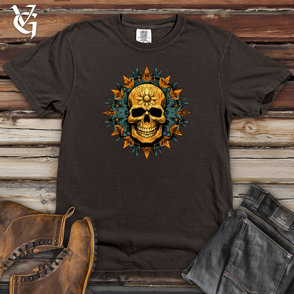 Retro Mandala Skulltapestry Heavy Cotton Comfort Colors Tee