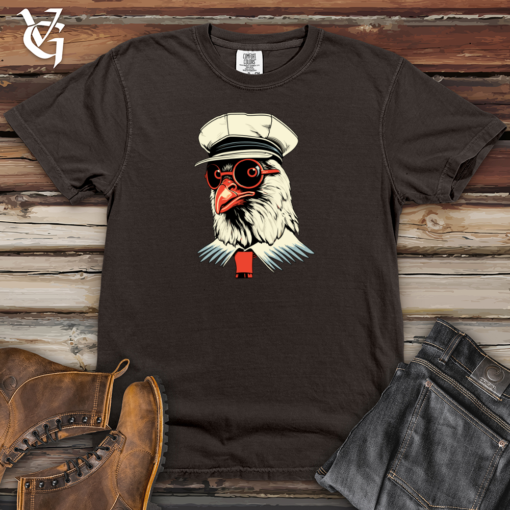 Retro Rooster Referee Heavy Cotton Comfort Colors Tee
